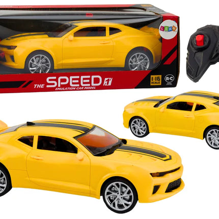 RC sportinis automobilis 1:16 geltonas