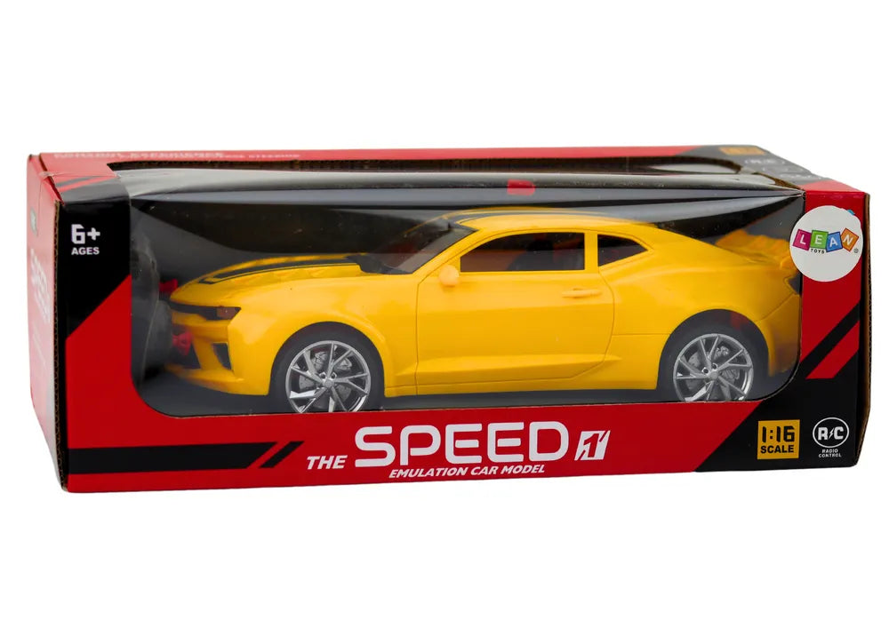 RC sportinis automobilis 1:16 geltonas