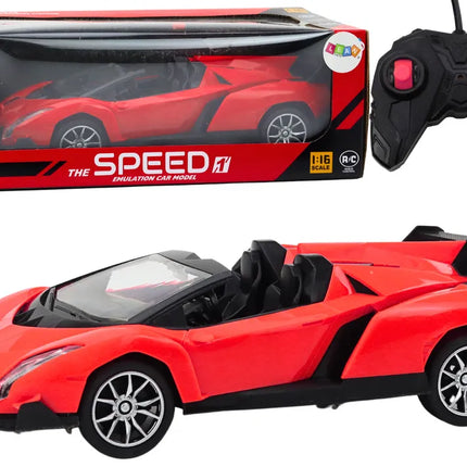 RC sportinis automobilis 1:16 raudonas