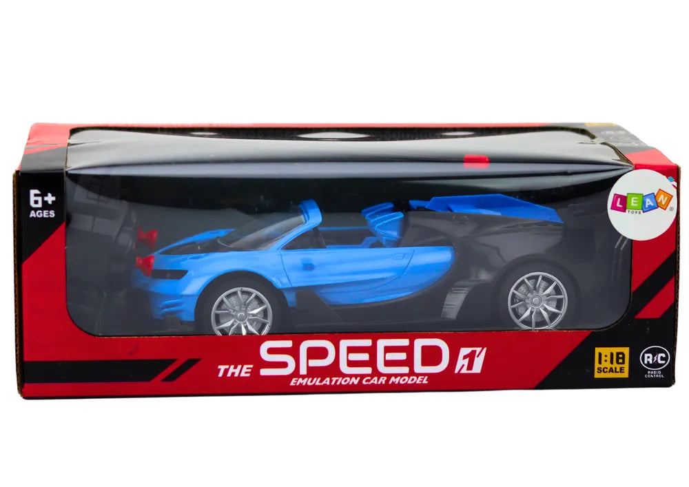 RC sportinis automobilis 1:18 mėlynas