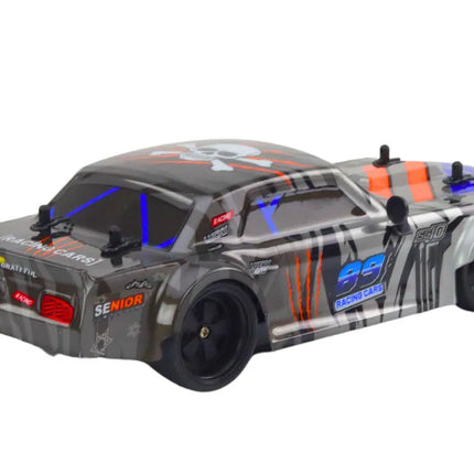 R/C sportinis automobilis 1:18 – pilkas, 23 cm
