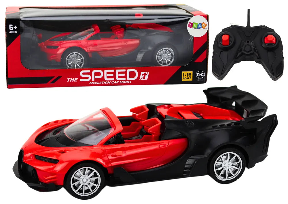 RC sportinis automobilis 1:18 raudonas