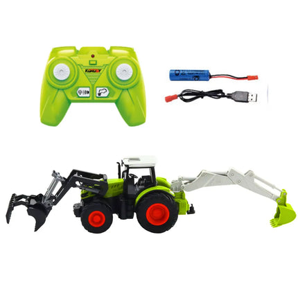 RC traktorius 2in1 su kaušu 1:24