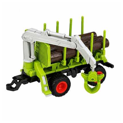 RC traktorius su miško priekaba ir rąstų griebtuvu 1:24