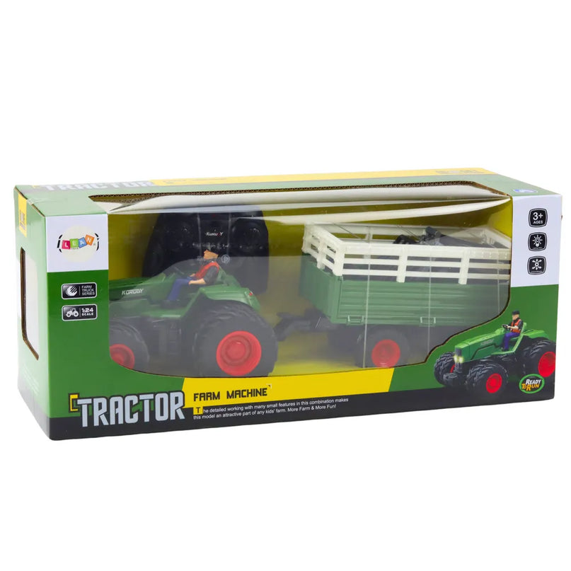 RC traktorius su priekaba 1:24