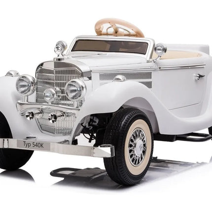 Retro Mercedes‑Benz 540K – licencijuotas elektromobilis vaikams