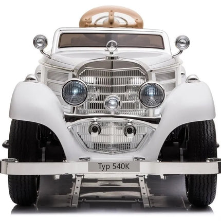Retro Mercedes‑Benz 540K – licencijuotas elektromobilis vaikams