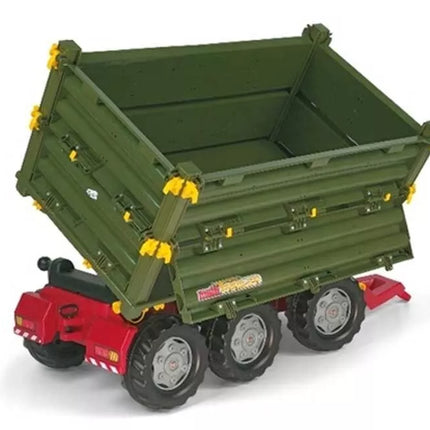 Rolly Toys rollyTrailer didelė priekaba, 3 ašių, daugiafunkcė priekaba