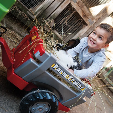 „Rolly Toys“ traktoriaus priekaba „rollyTrailer“ su atsidarančiais šonais