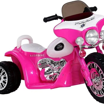 Rožinis elektrinis motociklas JT568 vaikams