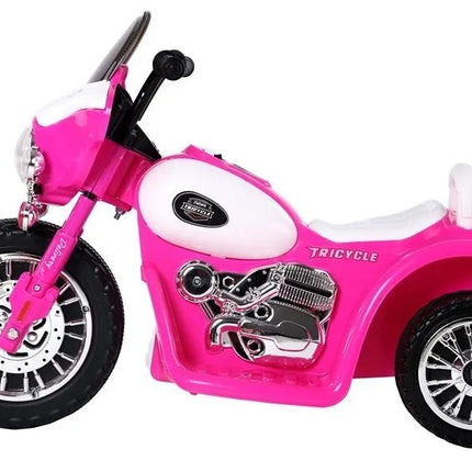 Rožinis elektrinis motociklas JT568 vaikams