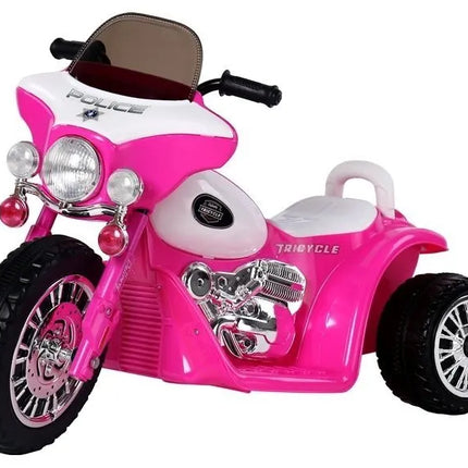 Rožinis elektrinis motociklas JT568 vaikams