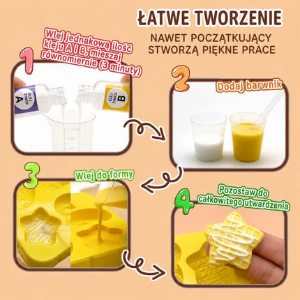 Sausainių ir desertų squishių kūrimo rinkinys vaikams