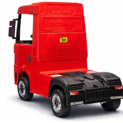 SCANIA 500R HL698 akumuliatorinis automobilis, raudonas, 4×4