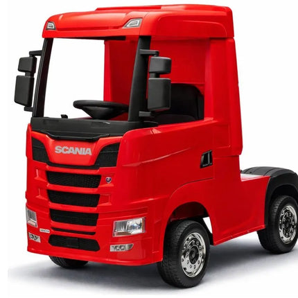 SCANIA 500R HL698 akumuliatorinis automobilis, raudonas, 4×4