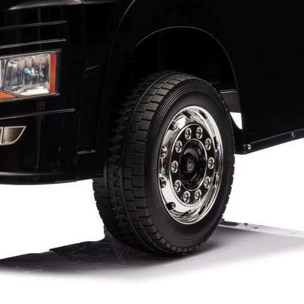 SCANIA 500R HL698 akumuliatorinis automobilis vaikams, juodas, 4×4