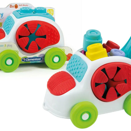 Sensorinis Clemmy automobilis su minkštais blokais