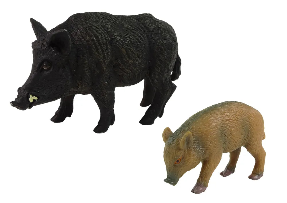 Šernas su jaunikliu – 2 figūrėlių rinkinys, „Forest Animals“ serija