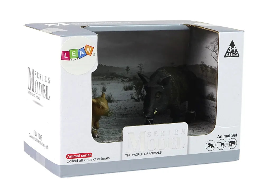 Šernas su jaunikliu – 2 figūrėlių rinkinys, „Forest Animals“ serija