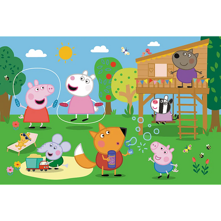 „Smagūs nuotykiai laukymėje“ – Peppa Pig MAXI dėlionė, 24 detalės