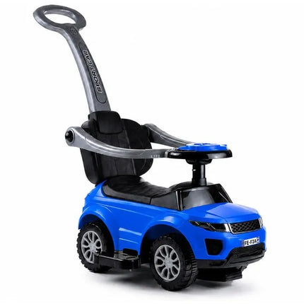 SPORT CAR mėlyna paspirtuko mašinėlė vaikams