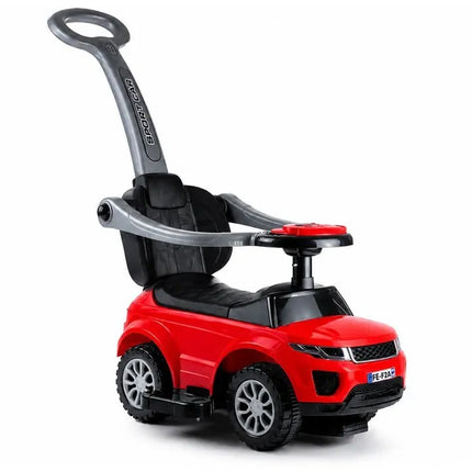 SPORT CAR raudonas paspirtukas–mašinėlė vaikams