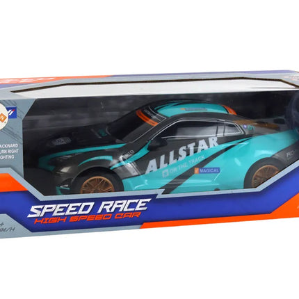 Sportinis RC automobilis 1:10 – turkio/juoda, 25 km/h