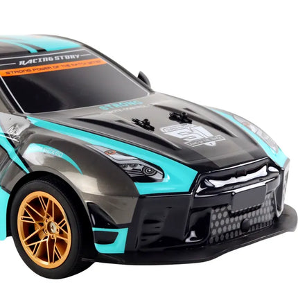 Sportinis RC automobilis 1:10 – turkio/juoda, 25 km/h