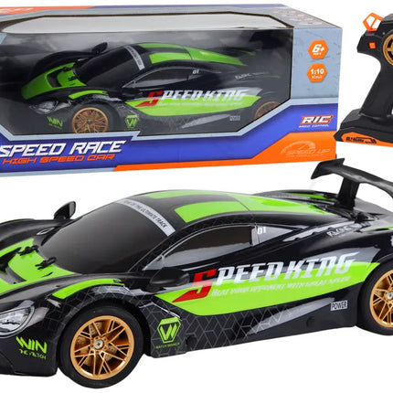 Sportinis RC automobilis 1:10 – žalia/juoda, 25 km/h