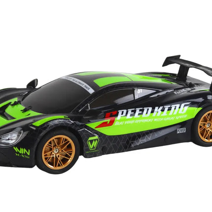 Sportinis RC automobilis 1:10 – žalia/juoda, 25 km/h
