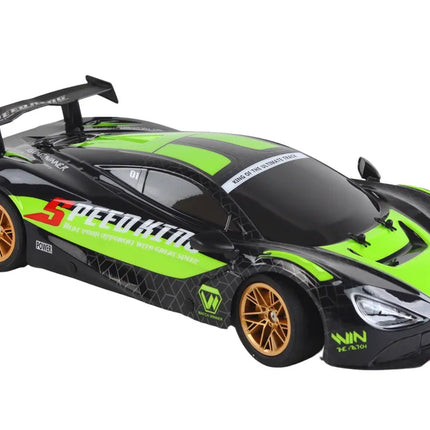 Sportinis RC automobilis 1:10 – žalia/juoda, 25 km/h