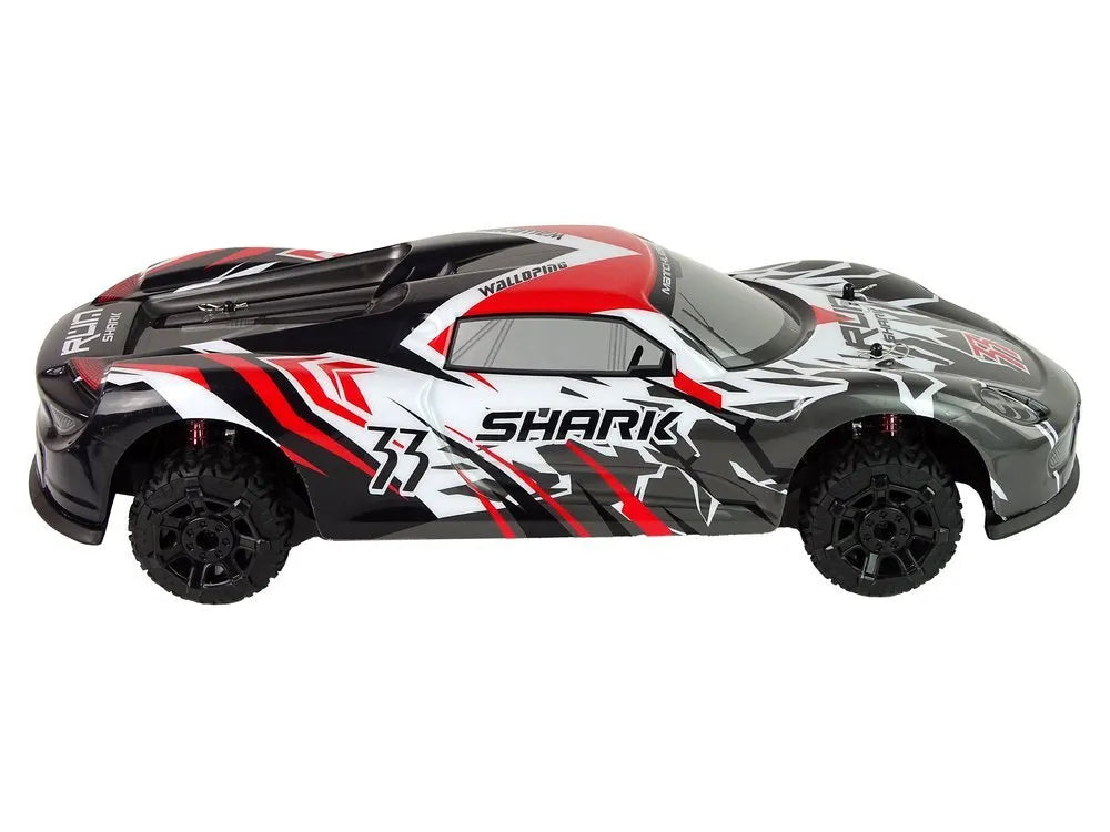 Sportinis R/C automobilis 1:8 – pilkas–baltas, didelis modelis