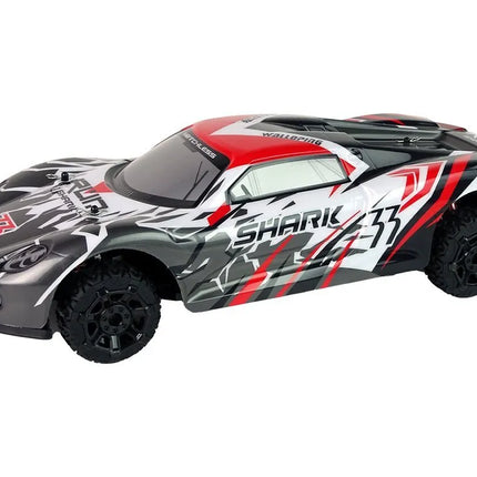 Sportinis R/C automobilis 1:8 – pilkas–baltas, didelis modelis