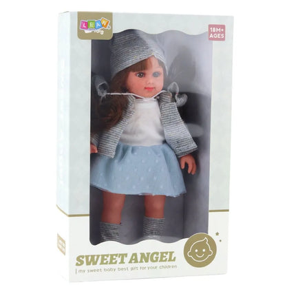 Sweet Angel lėlė su pilku drabužėliu – 36,5 cm