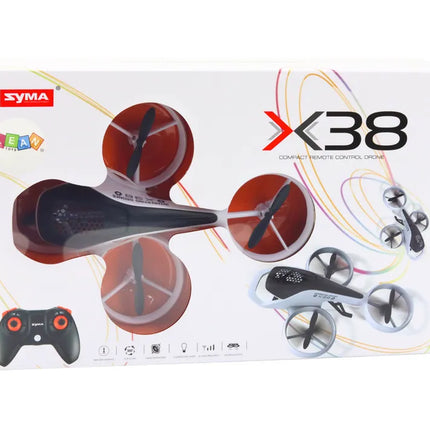 SYMA X38 baltas RC dronas