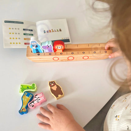 Tooky Toy loginis žaidimas „Gyvūnėliai ant arkos“