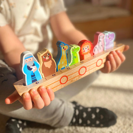 Tooky Toy loginis žaidimas „Gyvūnėliai ant arkos“