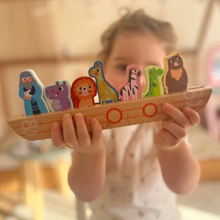 Tooky Toy loginis žaidimas „Gyvūnėliai ant arkos“