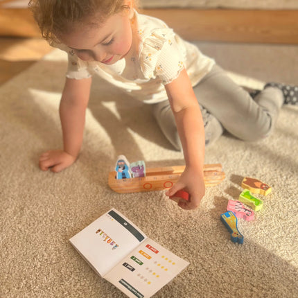 Tooky Toy loginis žaidimas „Gyvūnėliai ant arkos“