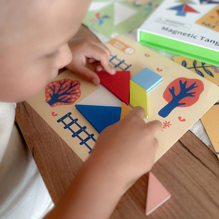 Tooky Toy magnetinė formų dėlionė