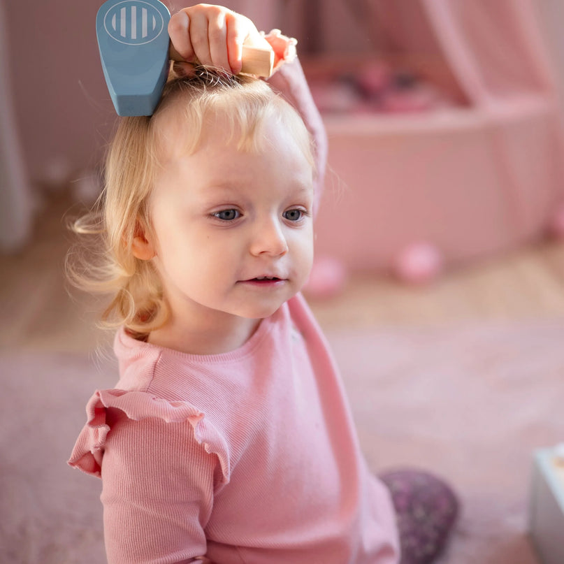 Tooky Toy medinė vonios ir higienos stotelė su aksesuarais