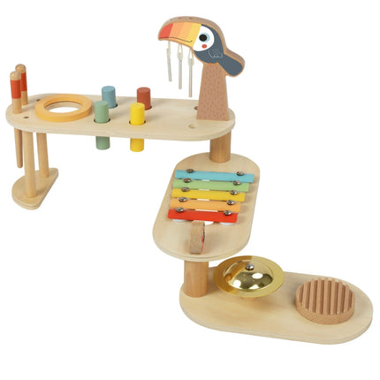 Tooky Toy medinis edukacinis muzikinis stalas (3+)