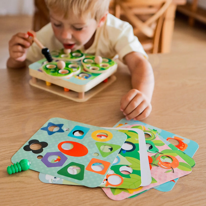 Tooky Toy medinis magnetinis žaidimas „Vikšrų gaudynės“