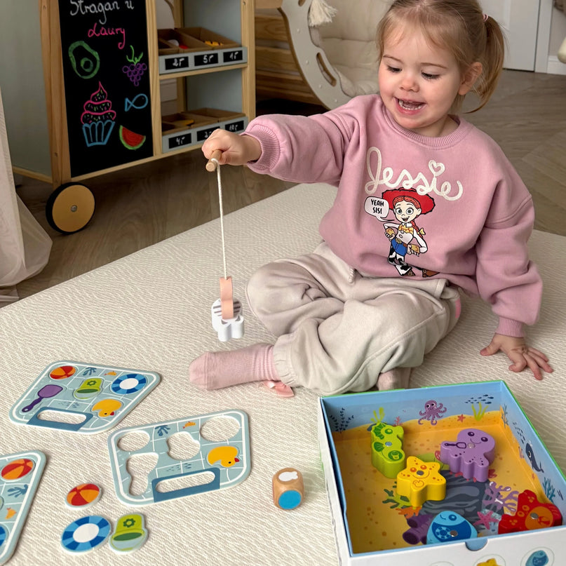 TOOKY TOY medinis žvejybos ir bingo žaidimas