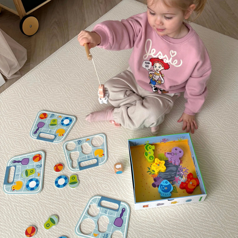 TOOKY TOY medinis žvejybos ir bingo žaidimas