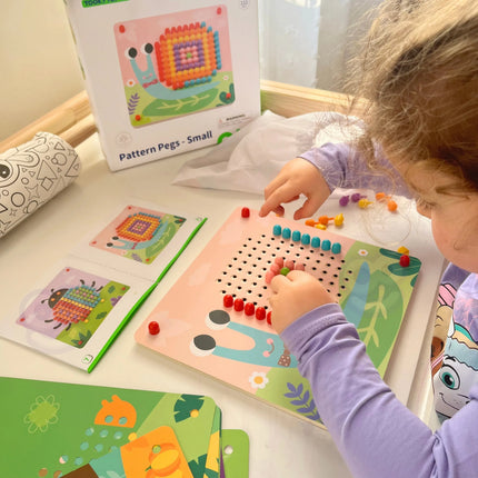 Tooky Toy smeigtukų dėlionė „Spalvotas pasaulis“