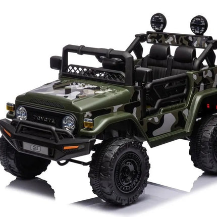 Toyota FJ JJ2099 – moro spalvos 4×4 vaikiškas elektromobilis