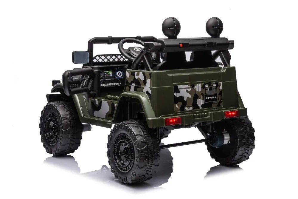 Toyota FJ JJ2099 – moro spalvos 4×4 vaikiškas elektromobilis