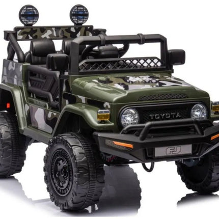 Toyota FJ JJ2099 – moro spalvos 4×4 vaikiškas elektromobilis