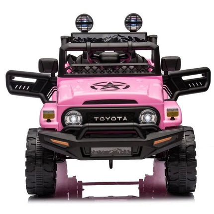Toyota FJ JJ2099 – rožinis 4×4 vaikiškas elektromobilis
